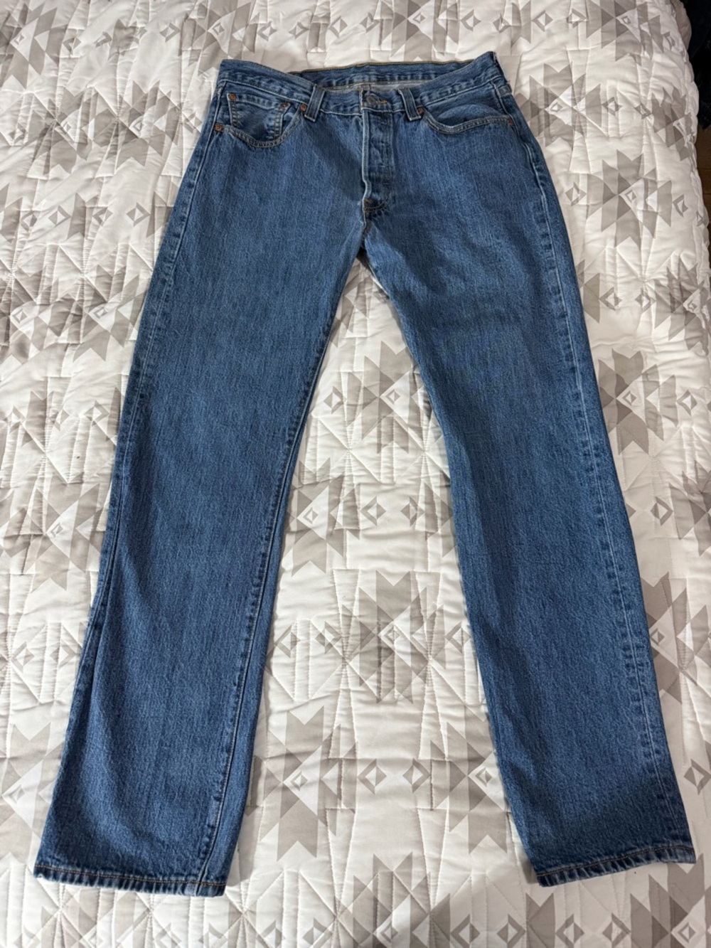 Levi’s Men's Blue Straight-Leg Jeans Size 34x34